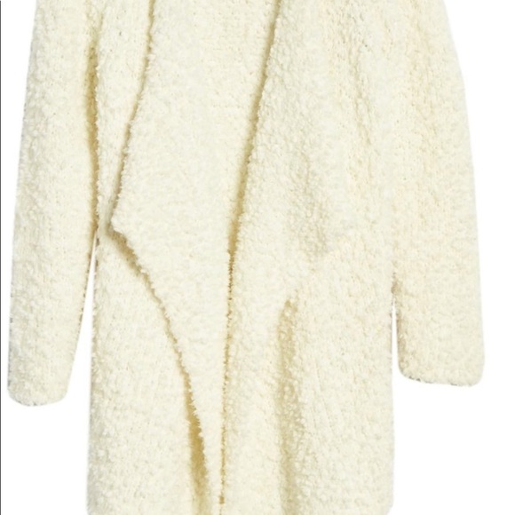 NWT 1. STATE SWEATER Furry Ivory Poodle M - Picture 5 of 11